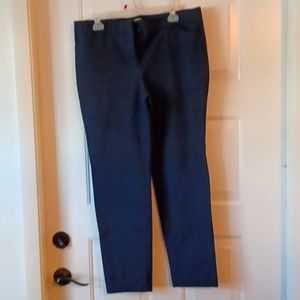 LIZ CLAIBORNE WOMEN'S [SIZE:14] DARK BLUE CAREER EMMA CLASSIC PANTS